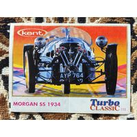 Вкладыш Turbo (Турбо) Classic (серия 71-140, Классик), номер 118, Morgan SS, 1934. Возможен небольшой торг.
