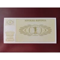 Словения 1 толар 1990 UNC