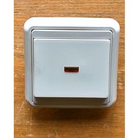 Выключатель 1-клавишный с подсветкой СП с 1 рубля