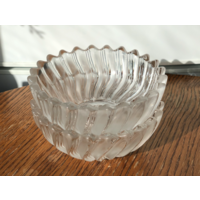 Ваза для мелочей конфетница салатник Barolac Чехословакия матовое стекло 14см