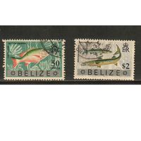 Белиз-1973(Мих.306-308) , гаш. , Морская  Фауна, , Рыбы