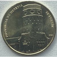 Коста-Рика 25 колонов 2023 г. Провинции Коста-Рики. Провинция Эредия