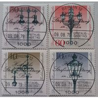 ФРГ. 1979г. 300 лет уличному освещению в Берлине.