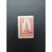 Польша 1945 Марка "Памятник Тадеушу Костюшко в городе Лодзь" (чистая**) Mi.404А каталог 5.00 евро