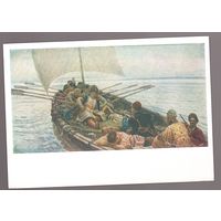 ОТКРЫТКИ. СССР Живопись. В. Суриков Степан Разин 1963