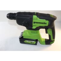 Перфоратор Greenworks GD24SDS2 3803007UA (с 1-им АКБ 2Ah)