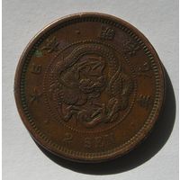 Япония, 2 Сена 1876 квадро-чешуйки
