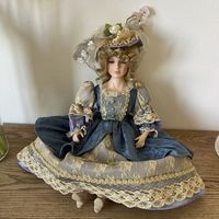 Кукла ручной работы Victorian Dolls. Италия. Арт 3330