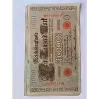 1000 марок Германской империи литера O