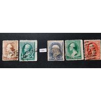 США \а10\1883-1887 Персоналии. Президент США \Sc210-214\кц91дол