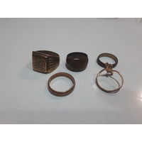 Кольца. Цыганское золото. С клеймами.