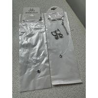 Бижутерия, кулон на леске и серьги