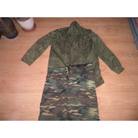 Камуфляжная куртка и штаны,зима,тёплые,р-р 52-54 рост 4-5.б/у.С рубля.