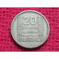 Алжир 20 франков 1956 г.