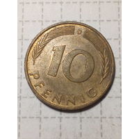 10 пфенниги ГДР  1984 D год