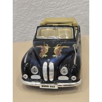 Коллекционная модель автомобиля BMW 502 (1955) 1:18  в кузове кабриолет. С 1 рубля, Без мин.цены.