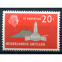 Нидерландские Антильские острова - 1958/59г. - ландшафты, архитектура, 20 с - 1 марка - MNH [Mi 76]. #3-WB-93-A-1