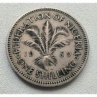 Нигерия 1 шиллинг 1959  2-2-30