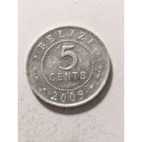 Белиз 5 центов 2009