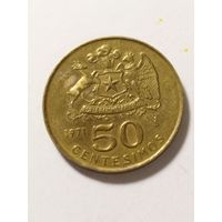 Чили 50 сентим 1971