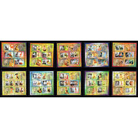 Серия блоков ДЕВУШКИ ИСКУССТВО КАРТИНЫ  MNH