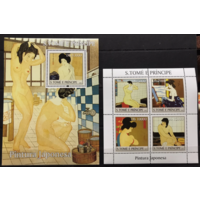 САН ТОМИ 2004   КУЛЬТУРА ИСКУССТВО КАРТИНЫ ОБНАЖЁННЫЕ     MNH