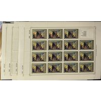 СССР. 1983. Эрмитаж немецкая живопись). Листы