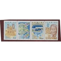 Швеция** нобелевские лауреаты по физике и медицине полная серия без наклеек и их следов