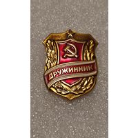 Значок Дружинник СССР,200 лотов с 1 рубля!!!