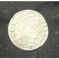 3 гроша Стефан Баторий 1581 год