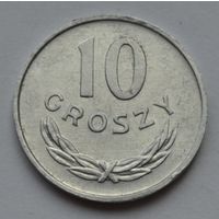 Польша, 10 грошей 1977 г.