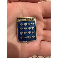 Медынь ЗНАЧОК С РУБЛЯ