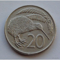 Новая Зеландия 20 центов, 1982