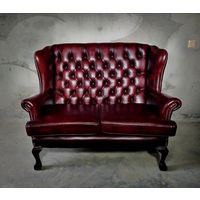 Английская кожаная софа Честерфилд - Sint James