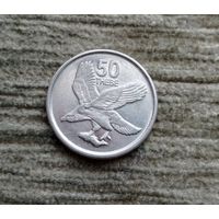 Werty71 Ботсвана 50 тхебе 2013  средний размер Орлан - крикун Рыба