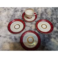 Кофейная пара+бонус блюдца Фарфор МФЗ знак ГОСТ СССР