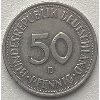 Германия 50 пфеннигов 1982 г. D