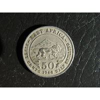 Британская Восточная Африка. 50 цент. 1948. С 20 копеек. Распродажа коллекции. Смотрите другие лоты.