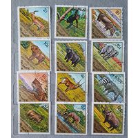 Гвинея африканские животные 12шт