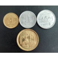 Пакистан 1, 2, 5 и 10 рупий 2016-2021 (4 монеты).