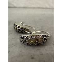 Серьги СЕРЕБРО пр. (10).  Распродажа коллекции!!!