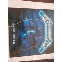 METALLICA " RIDE THE LIGHTNING" 1984/? reissue   LP EU MFN27  MINT