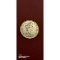 Канада, 50 центов 1965, серебро, состояние.