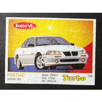 Вкладыш от жвачки TURBO 284 #0036-J01P19