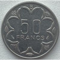 Центральная Африка 50 франков 1977 г. B - Центральноафриканская Республика