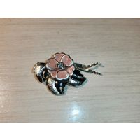 Алюминиевая брошь, времён СССР, нет иглы, клеймо МГ 2.