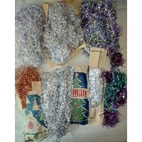 Дождик СССР из алюминиевой и медной фольги дождь одним лотом