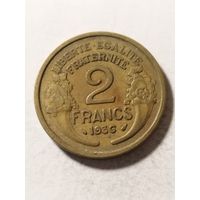 Франция 2 франка 1936