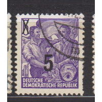 Пятилетний план ГДР 1954 год лот 6 С НАДПЕЧАТКОЙ
