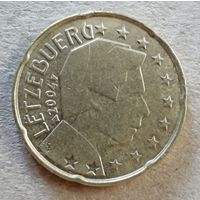 Люксембург 20 евроцентов 2004 год, KM# 79